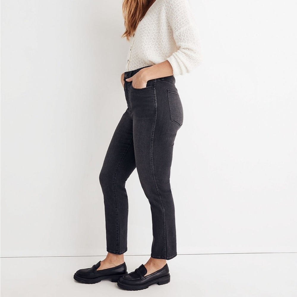 Madewell Curvy High-rise Slim Straight Jeans in Richgrove Wash Size 30